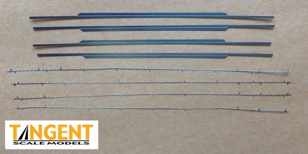 Part Sprue - Bethlehem Gondola Metal Lading Band Anchors