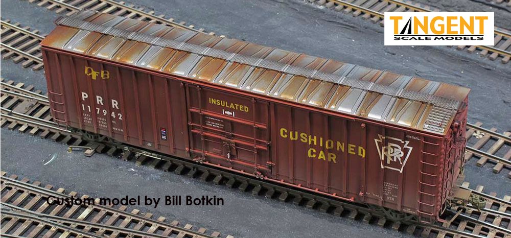 PRR X58 Box Cars Customization Photos - Tangent Scale Models