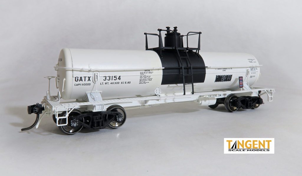 SOLD OUT: GATX “White Lease 1980+” GATC 8000 Gal. Acid Tank Car