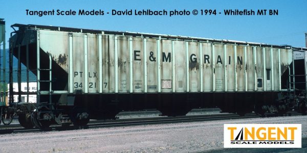 SOLD OUT: PTLX "E&M Grain 1973" PS4750 Covered Hopper - Image 8