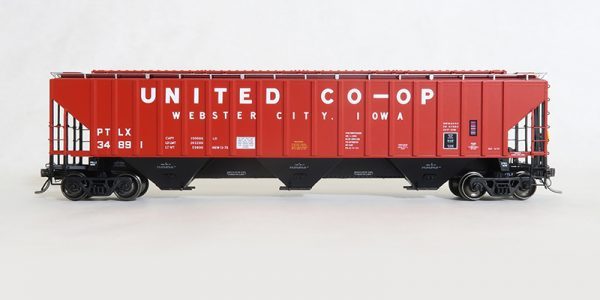 SOLD OUT: PTLX "United Webster City IA 1973" PS4750 Covered Hopper - Image 5