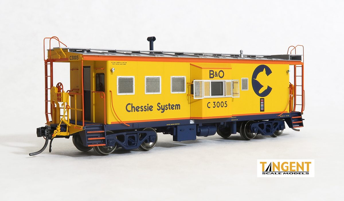 CHESSIE CABOOSE HO  SCALE CHESSIE SYSTEM STANDARD 3 WINDOW CABOOSE BY IHC 
