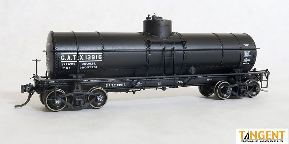 General American 1917-Design 8000 Gallon Radial Course Tank Car