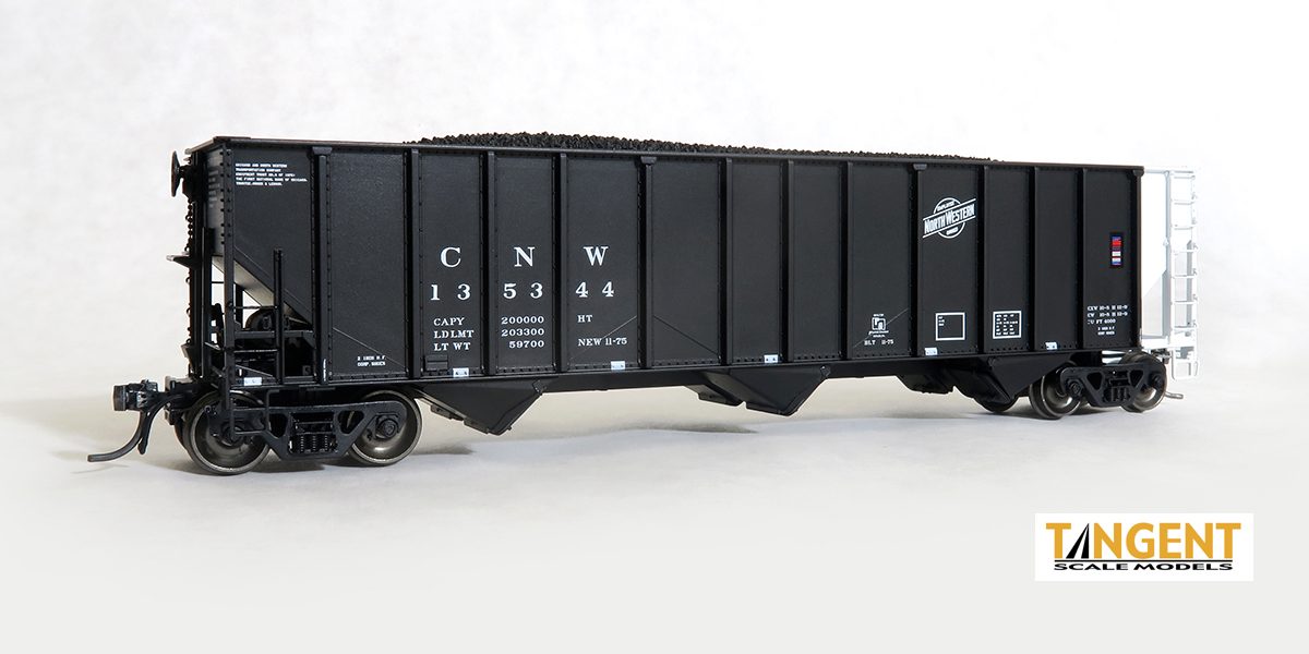 N Scale Hopper  Coal Load Lot of 4 Black Trains
