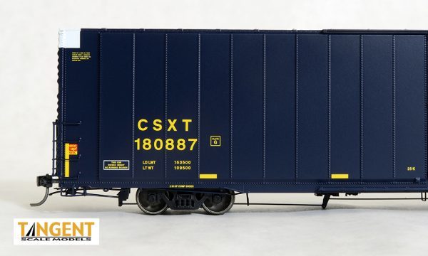 SOLD OUT: CSX "Repaint Conspicuity 2005+" Greenville 86' Double Plug Door Box Car - Image 3