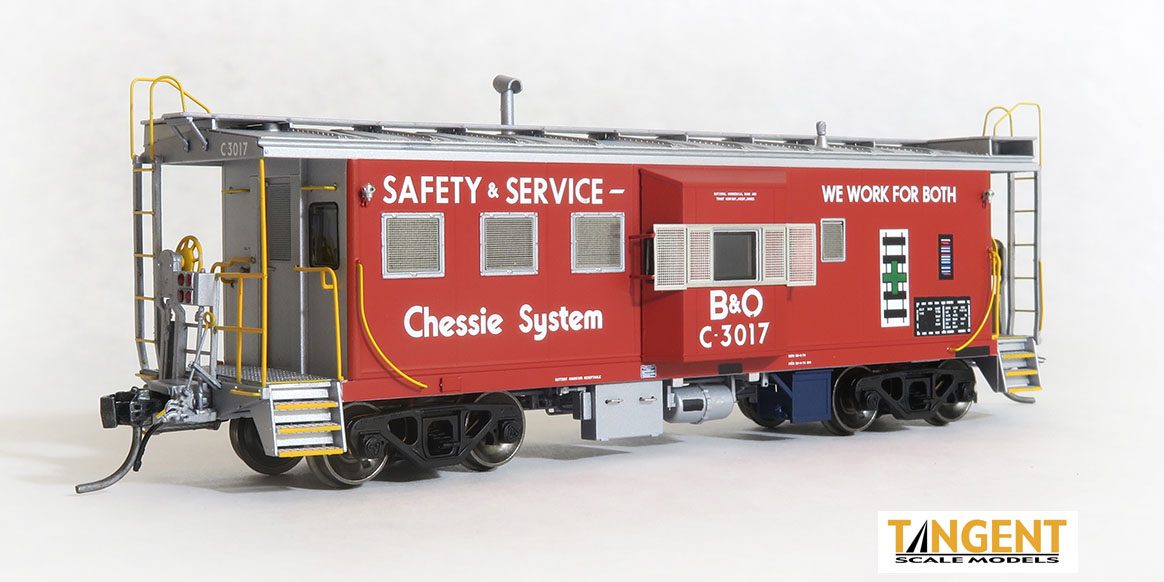 B&O ICC I-18 Steel Bay Window Caboose