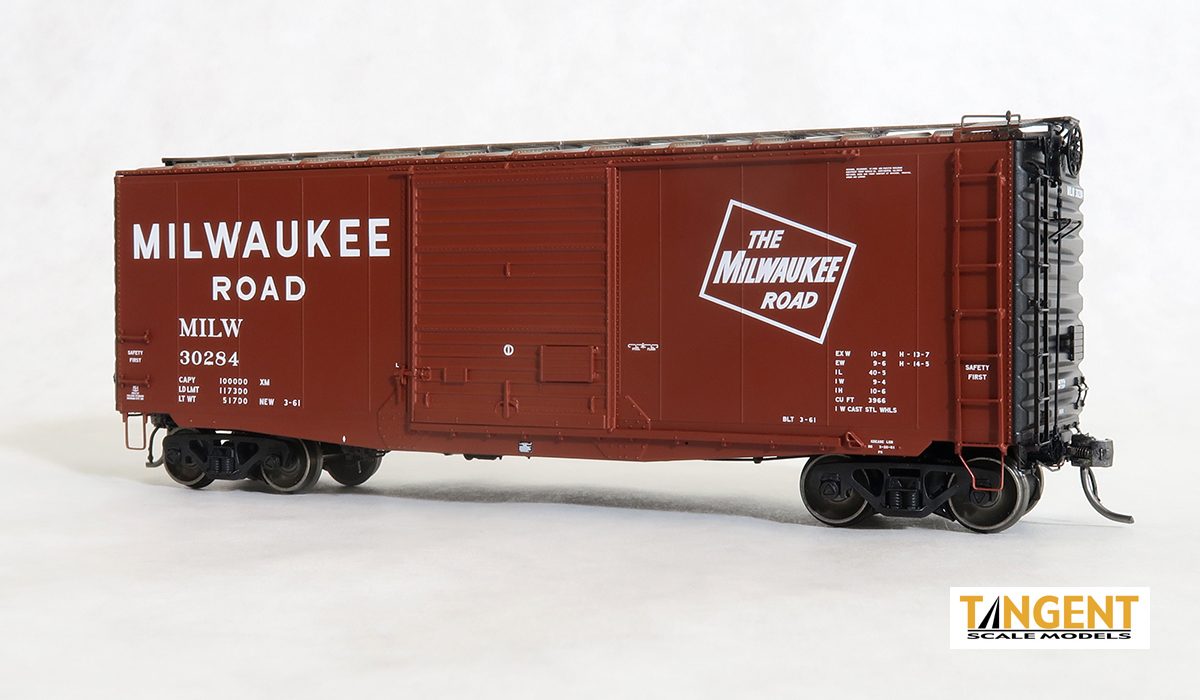 MILWAUKEE ROAD BOXCAR O-GAUGE LIMITED NUMBERED EDITION 