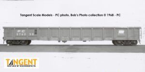 PRR / PC Shops G43 Class Corrugated Side Gondola | Tangent Scale 