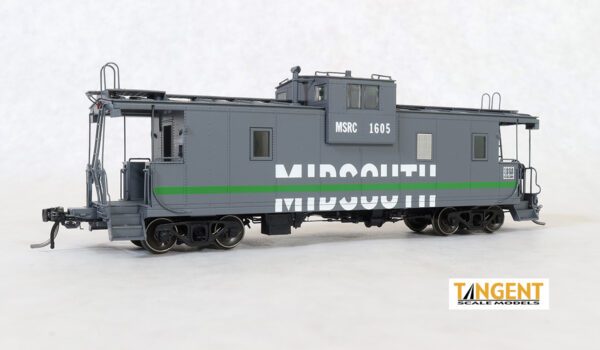 MidSouth Gray Repaint 1989+ IC Centralia Steel Wide-vision Caboose