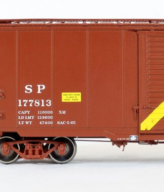 Southern Pacific (SP) Brown Repaint 1965+ SP 40' Boxcar Rebuild w/ 10' Door - #177802