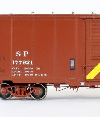 Southern Pacific (SP) Brown Repaint 1968+ SP 40' Boxcar Rebuild w/ 10' Door - #178017