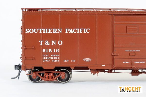Southern Pacific (SP) T&NO Brown B-50-32 Delivery 1953+ Pullman Standard 40' Boxcar w/ 7' Door - Image 3