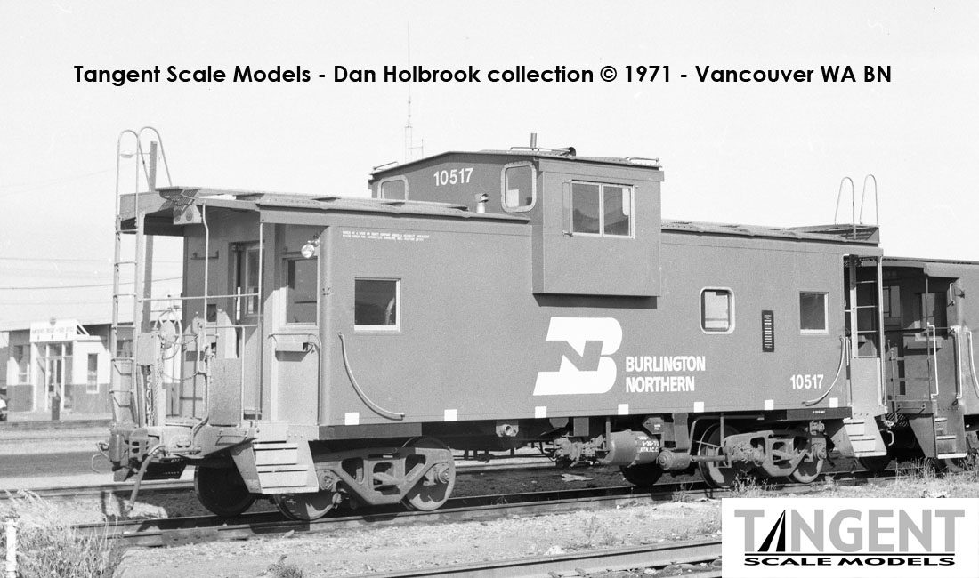 S-Helper S Scale ICC Wide-Vision Caboose, Great Northern Railway/GN