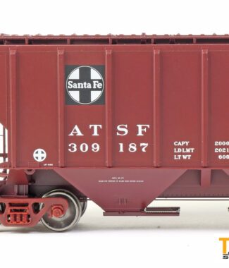 Atchison, Topeka and Santa Fe (ATSF) "Delivery 12-1966" PS4427 "High Side" Covered Hopper - # 309855