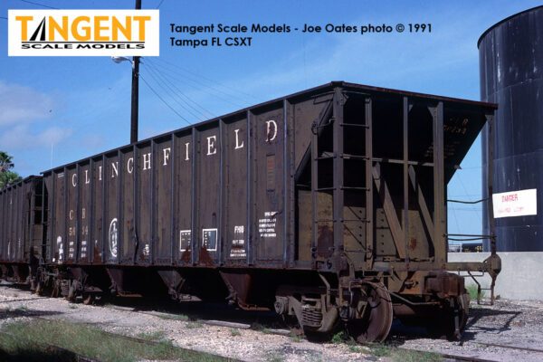 SOLD OUT: Clinchfield (CRR) "FH18 Delivery Black 1974" Bethlehem Steel 3350CuFt Quad Coal Hopper - Image 11