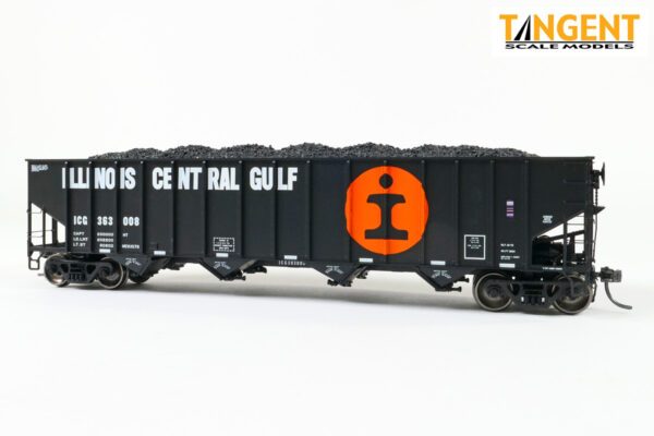 SOLD OUT: Illinois Central Gulf (ICG) "Delivery Black 1972" IC Centralia Shops 3834CuFt Quad Coal Hopper