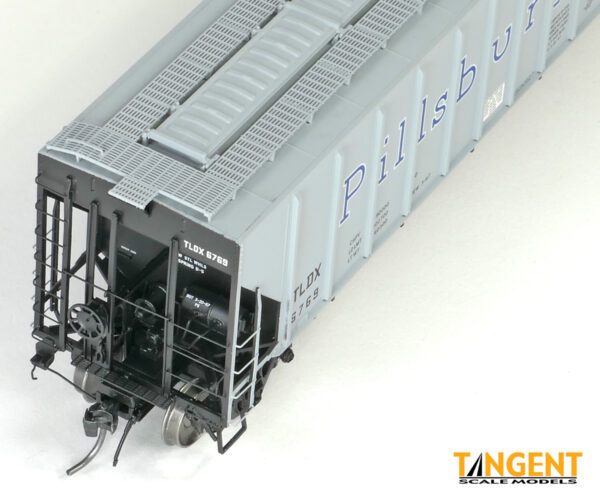 TLDX "Delivery Pillsbury 3-1967" PS4427 "High Side" Covered Hopper - Image 7