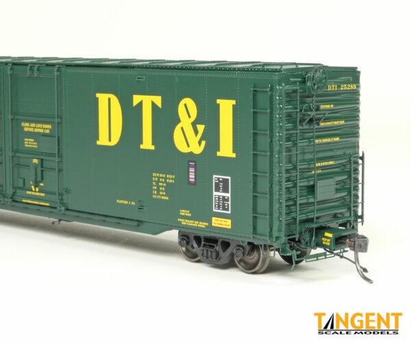 Detroit, Toledo and Ironton (DT&I) "Green Repaint 1978+" Greenville 6,000CuFt 60' Double Door Box Car - Image 2