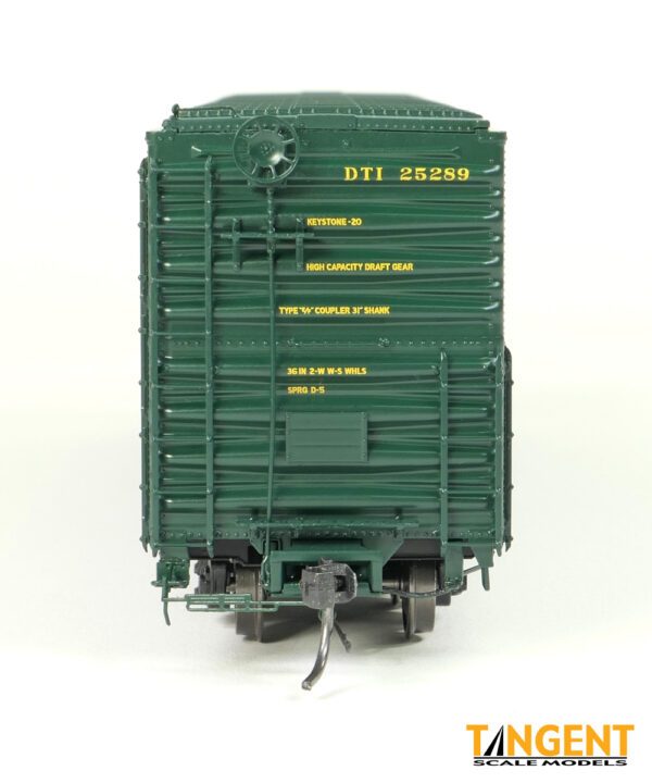 Detroit, Toledo and Ironton (DT&I) "Green Repaint 1978+" Greenville 6,000CuFt 60' Double Door Box Car - Image 3