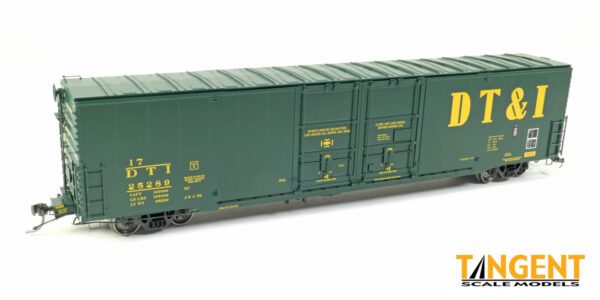 Detroit, Toledo and Ironton (DT&I) "Green Repaint 1978+" Greenville 6,000CuFt 60' Double Door Box Car - Image 4