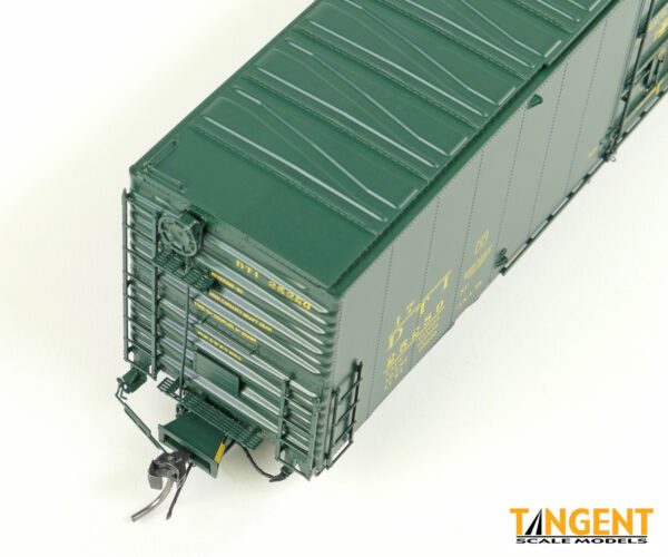 Detroit, Toledo and Ironton (DT&I) "Green Repaint 1978+" Greenville 6,000CuFt 60' Double Door Box Car - Image 8