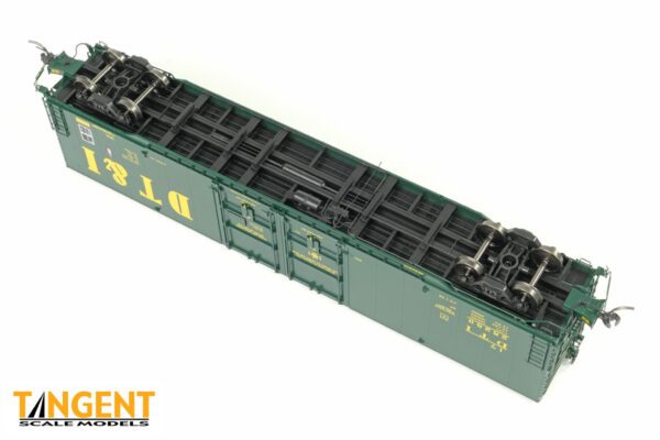 Detroit, Toledo and Ironton (DT&I) "Green Repaint 1978+" Greenville 6,000CuFt 60' Double Door Box Car - Image 9
