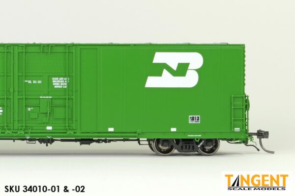 Burlington Northern (BN) "Repaint 4-1985" Thrall 5,880CuFt 60' Double Plug Door Box Car - Image 6