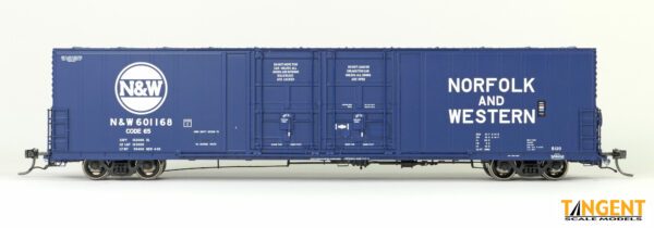 Norfolk & Western (NW) "Original Blue 4-1969" Thrall 5,880CuFt 60' Double Plug Door Box Car - Image 6