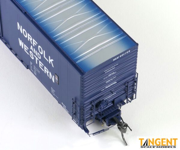 Norfolk & Western (NW) "Original Blue 4-1969" Thrall 5,880CuFt 60' Double Plug Door Box Car - Image 7