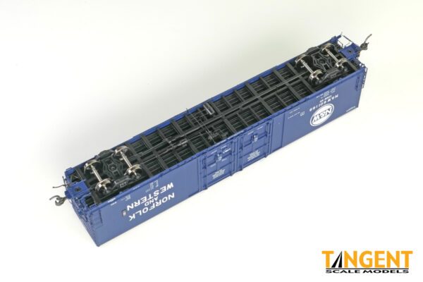 Norfolk & Western (NW) "Original Blue 4-1969" Thrall 5,880CuFt 60' Double Plug Door Box Car - Image 8