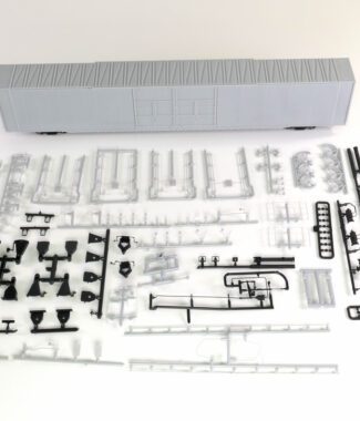 Undecorated Kits - Greenville 86' Double Plug Door Box Car - Version N 1969 EOCC