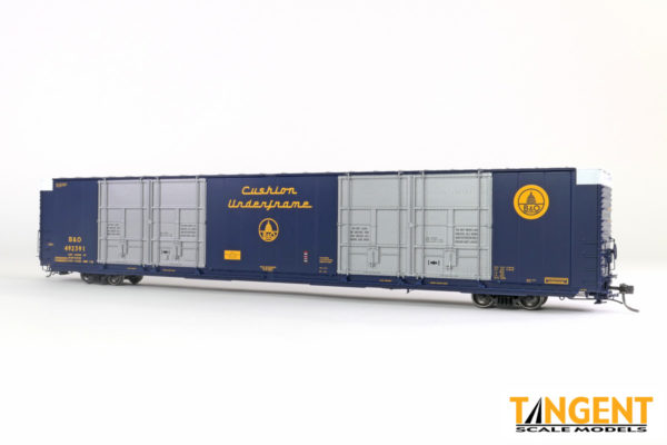 SOLD OUT: Baltimore & Ohio (B&O) "Delivery 1-1970 Blue" Greenville 86' Quad Plug Door Box Car