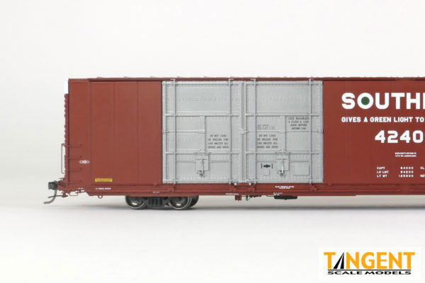 Southern (SOU) "Delivery 2-1970 Brown" Greenville 86' Quad Plug Door Box Car - Image 6