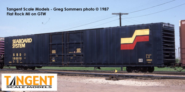 SOLD OUT: Seaboard System (SBD) "1986 Repaint" Greenville 86' Double Plug Door Box Car - Image 10