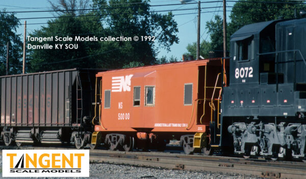 Norfolk Southern (NS) "MOW Ballast Train Service 1992" Southern Railway Gantt Manufacturing Company Bay Window Caboose - Image 29