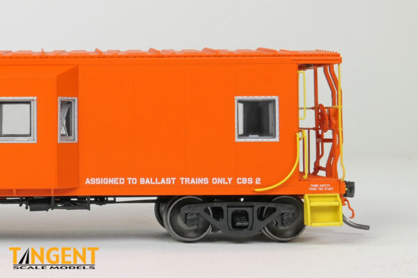 Norfolk Southern (NS) "MOW Ballast Train Service 1992" Southern Railway Gantt Manufacturing Company Bay Window Caboose - Image 6