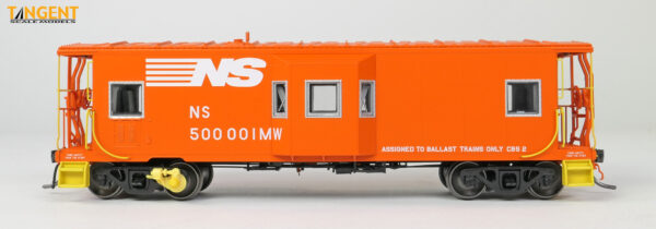 Norfolk Southern (NS) "MOW Ballast Train Service 1992" Southern Railway Gantt Manufacturing Company Bay Window Caboose - Image 4