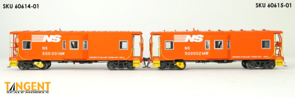 Norfolk Southern (NS) "MOW Ballast Train Service 1992" Southern Railway Gantt Manufacturing Company Bay Window Caboose - Image 13