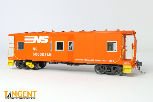 Norfolk Southern (NS) "MOW Ballast Train Service 1992" Southern Railway Gantt Manufacturing Company Bay Window Caboose - Image 15