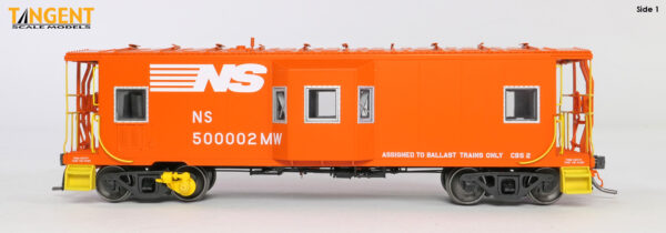 Norfolk Southern (NS) "MOW Ballast Train Service 1992" Southern Railway Gantt Manufacturing Company Bay Window Caboose - Image 18