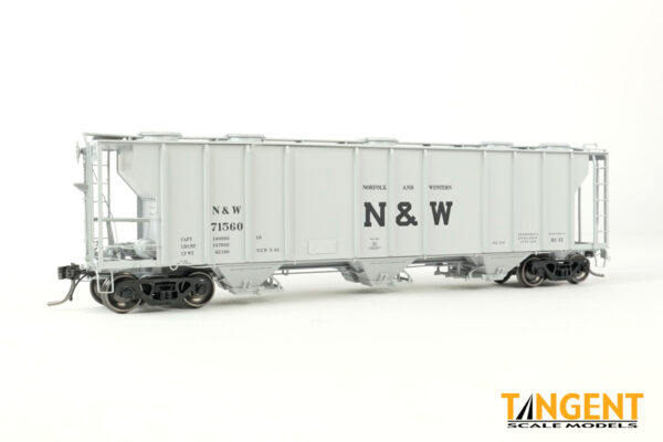Norfolk and Western (NW) "Delivery Gray HC13 5-1961" Pullman-Standard PS-2 3215CuFt Covered Hopper