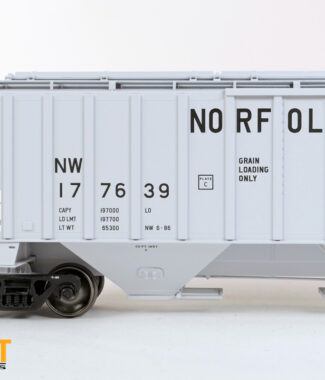 Norfolk Western (NW) "Claytor Repaint HC-71" 1986+ NW Roanoke Shops 4750CuFt Covered Hopper - #177372