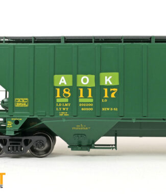 Arkansas-Oklahoma Railroad (AOK) "ex-CNW Restencil" 2006+ PS4750 Covered Hopper - #181188