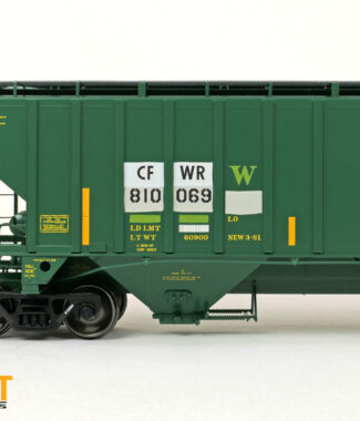 Caney Fork and Western Railroad (CFWR) "ex-CNW Restencil" 2021+ PS4750 Covered Hopper - #810181