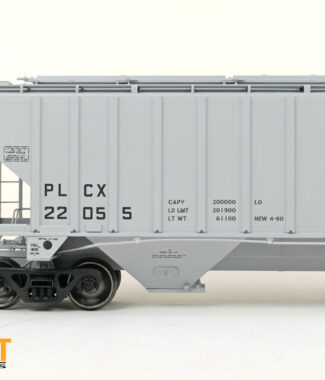 Pullman Leasing Co (PLCX) "Gray Lease" 4-1980 PS4750 Covered Hopper - #22032