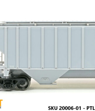 Undec RTR Unpainted PTLX 1974 Version PS4750 Covered Hopper - #Undec