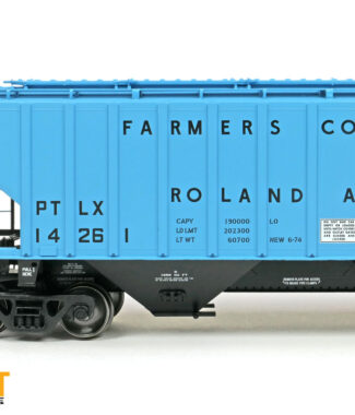 Pullman Transport Leasing Company (PTLX) "Roland & Nevada Iowa 1974" PS4750 Covered Hopper - #14245