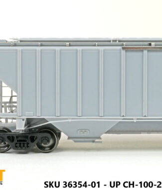 Undec RTR Unpainted UP CH-100-28 Early Version PS4750 Covered Hopper - #Undec