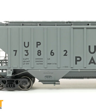 Union Pacific (UP) "Delivery Gray CH-100-28 3-1974" PS4750 Covered Hopper - #73944