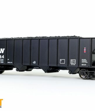 Louisville & Nashville (LN) "Delivery White Slant 1976" Bethlehem Steel 3350CuFt Quad Coal Hopper